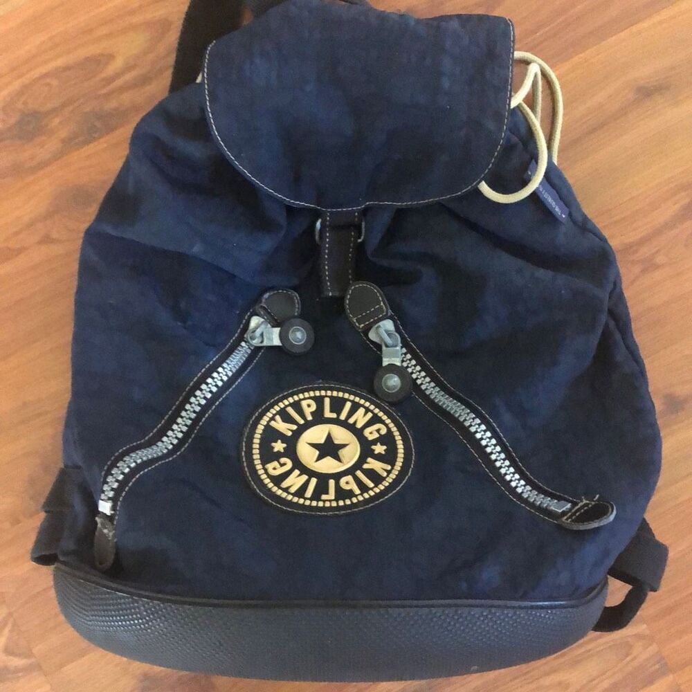 Kipling Vintage Y2K, navy, knapsack, backpack